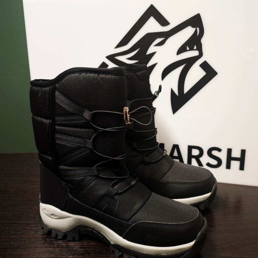 WolfMarsh Women's Winter Down Snow Boots Plush Lined and Extra Thick Waterproof Anti-Slip Outdoor