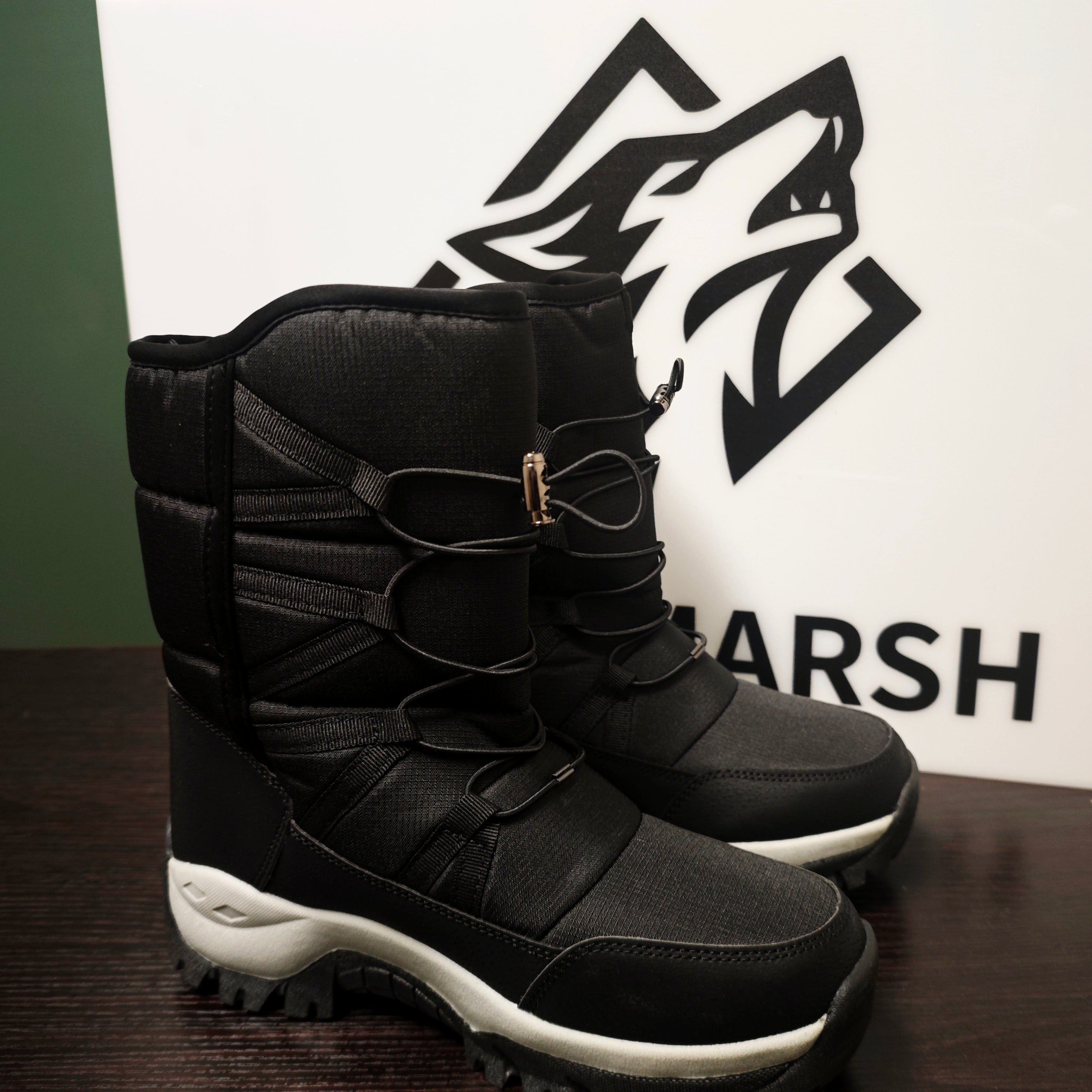 WolfMarsh Women's Winter Down Snow Boots Plush Lined and Extra Thick Waterproof Anti-Slip Outdoor