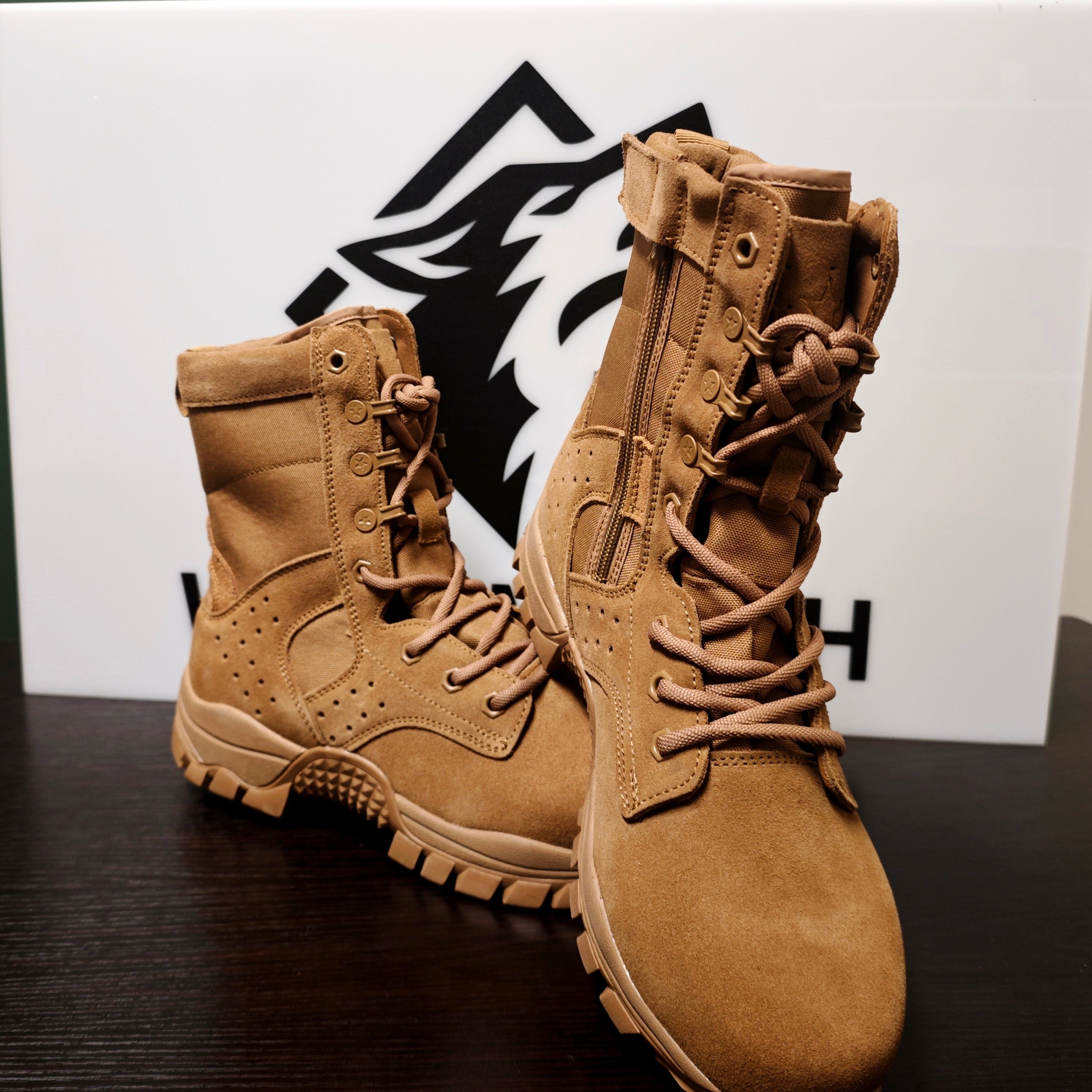 WM-MAVERICK 701 ST Men's Leather High-Cut Tactical Boots Sand Proof & Anti-Slip