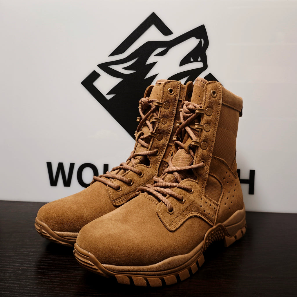 WM-MAVERICK 701 ST Men's Leather High-Cut Tactical Boots Sand Proof & Anti-Slip