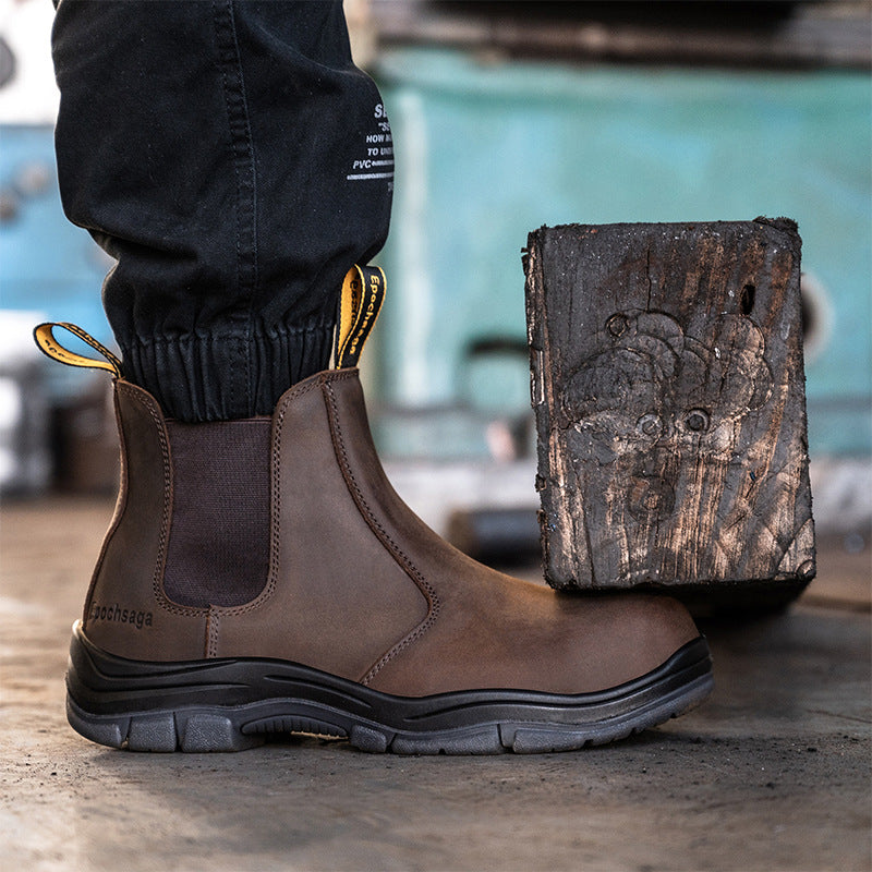WM-VOLTERRA 830 ST Men's Chelsea Leather Steel Toe Boots 18kV Electrical Protection