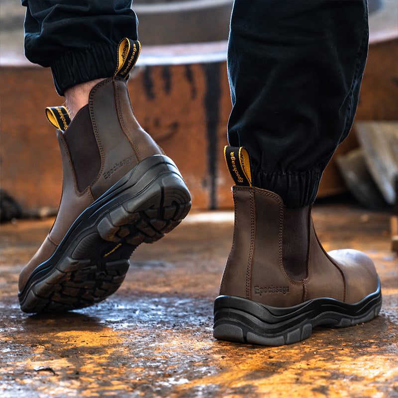 WM-VOLTERRA 830 ST Men's Chelsea Leather Steel Toe Boots 18kV Electrical Protection