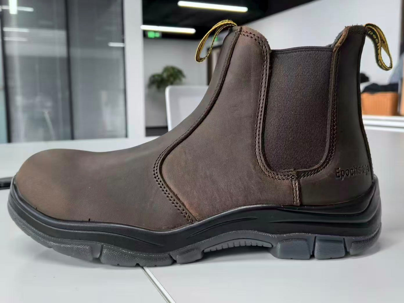 WM-VOLTERRA 830 ST Men's Chelsea Leather Steel Toe Boots 18kV Electrical Protection