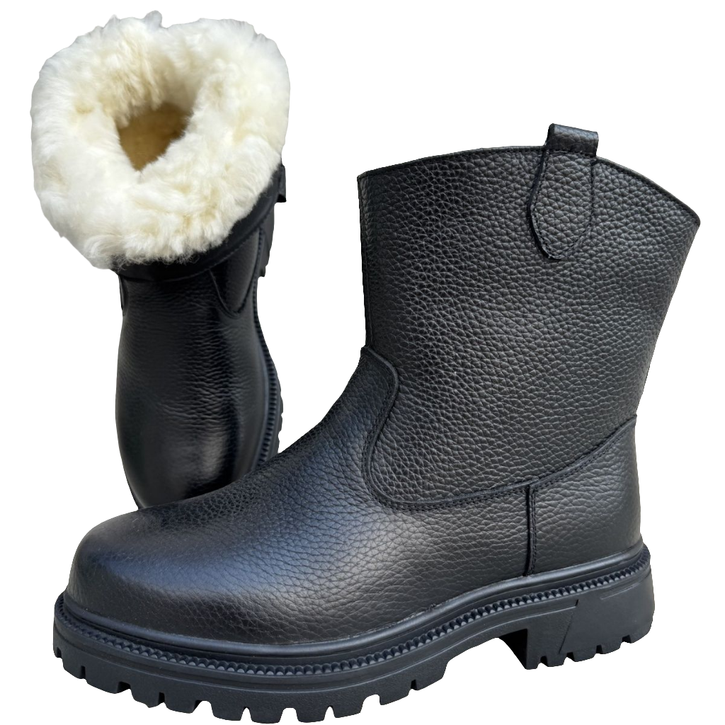 WM-XPLOR 670 Men's Winter Boots Full-Grain leather with Sheepskin Lining - Extreme Cold Protection