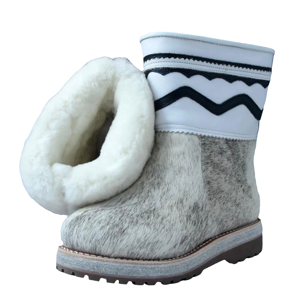 WM-NOMAD 770 Unisex HANDMADE Mongolian Horsehide Winter Boots – Extreme Cold Protection -40℃