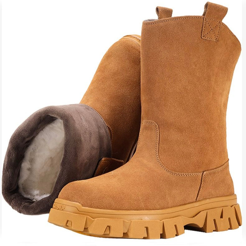 WM-XPLOR 660 Unisex Winter Boots High-cut Full-Grain leather with Sheepskin Lining -40℃