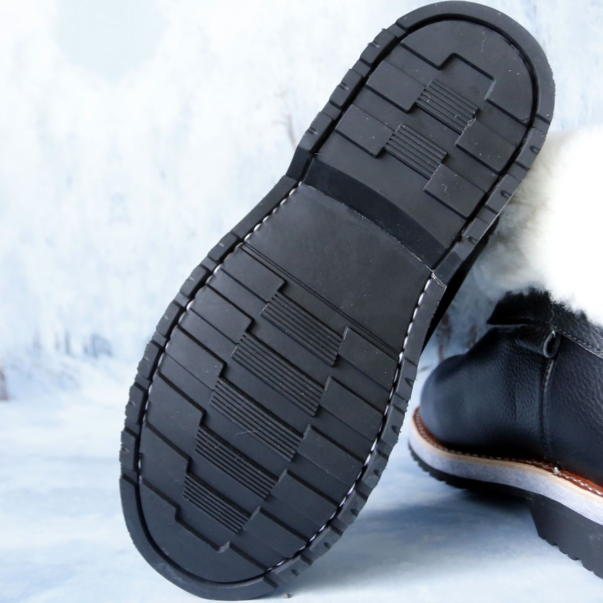 WM-NOMAD 780 Unisex Winter Boots High-cut Full-Grain leather with Sheepskin Lining -40℃