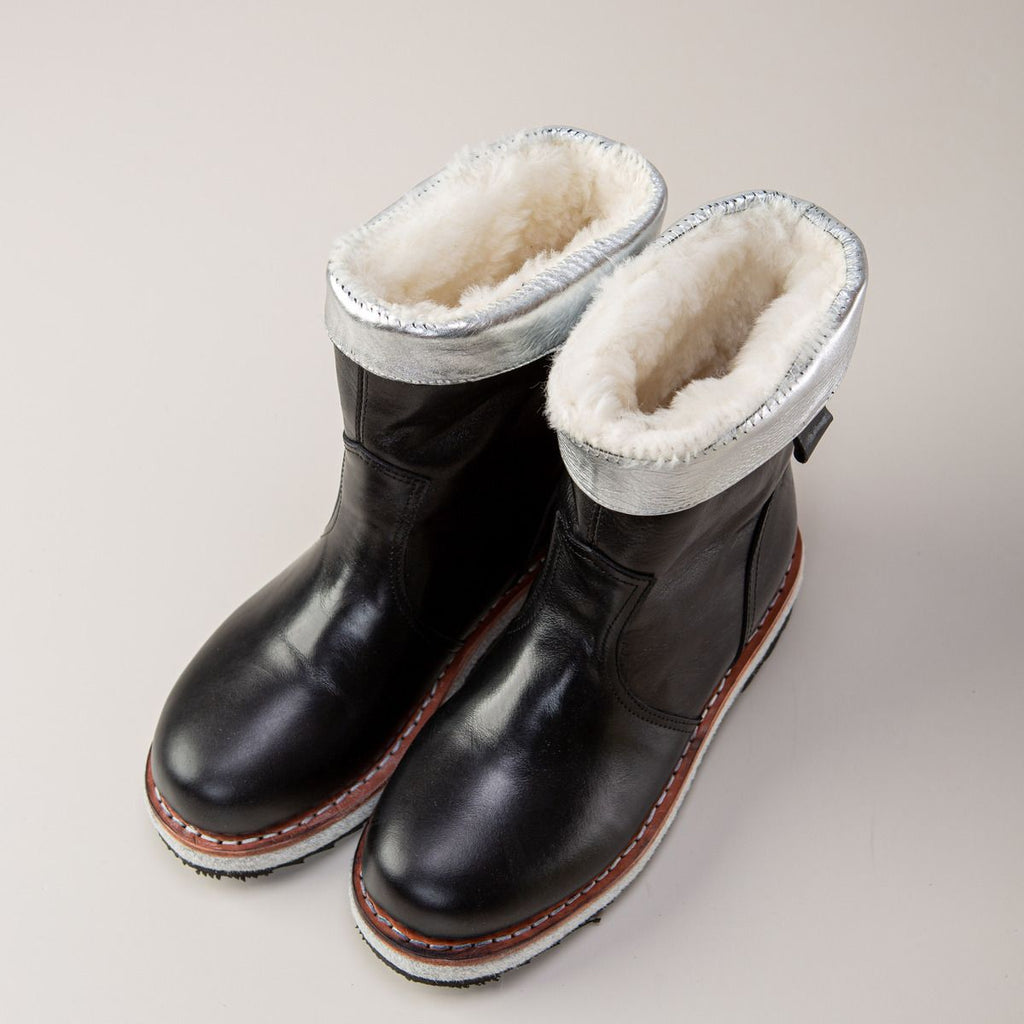 WM-NOMAD 720 Women's HANDMADE Mongolian Full Grain Leather Winter Boots - Extreme Cold Protection