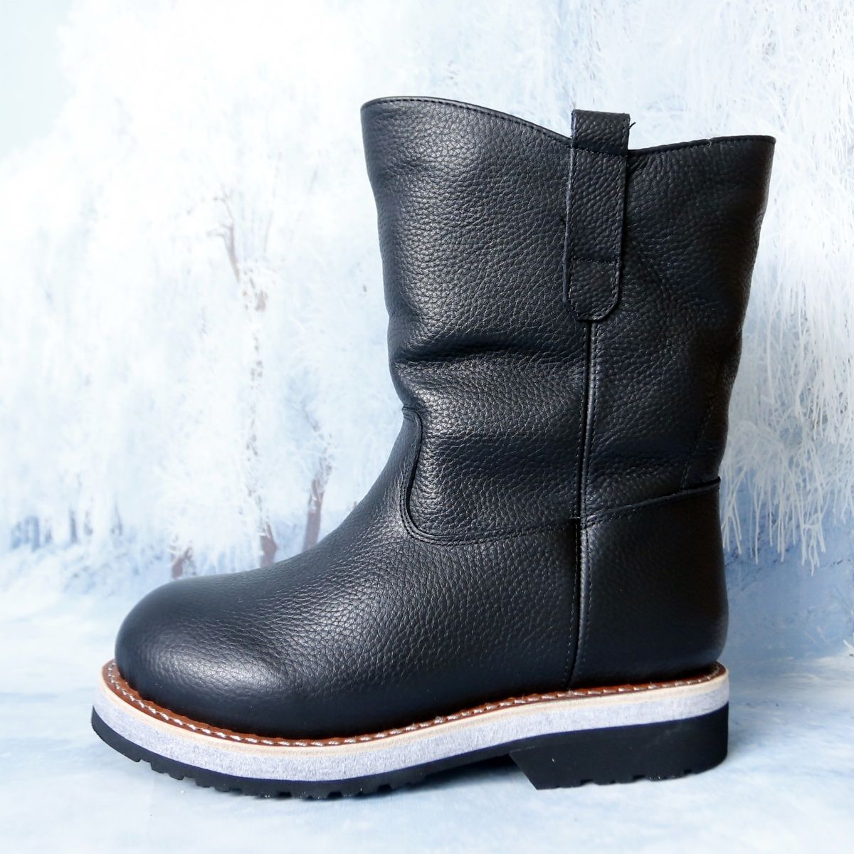 WM-NOMAD 780 Unisex Winter Boots High-cut Full-Grain leather with Sheepskin Lining -40℃