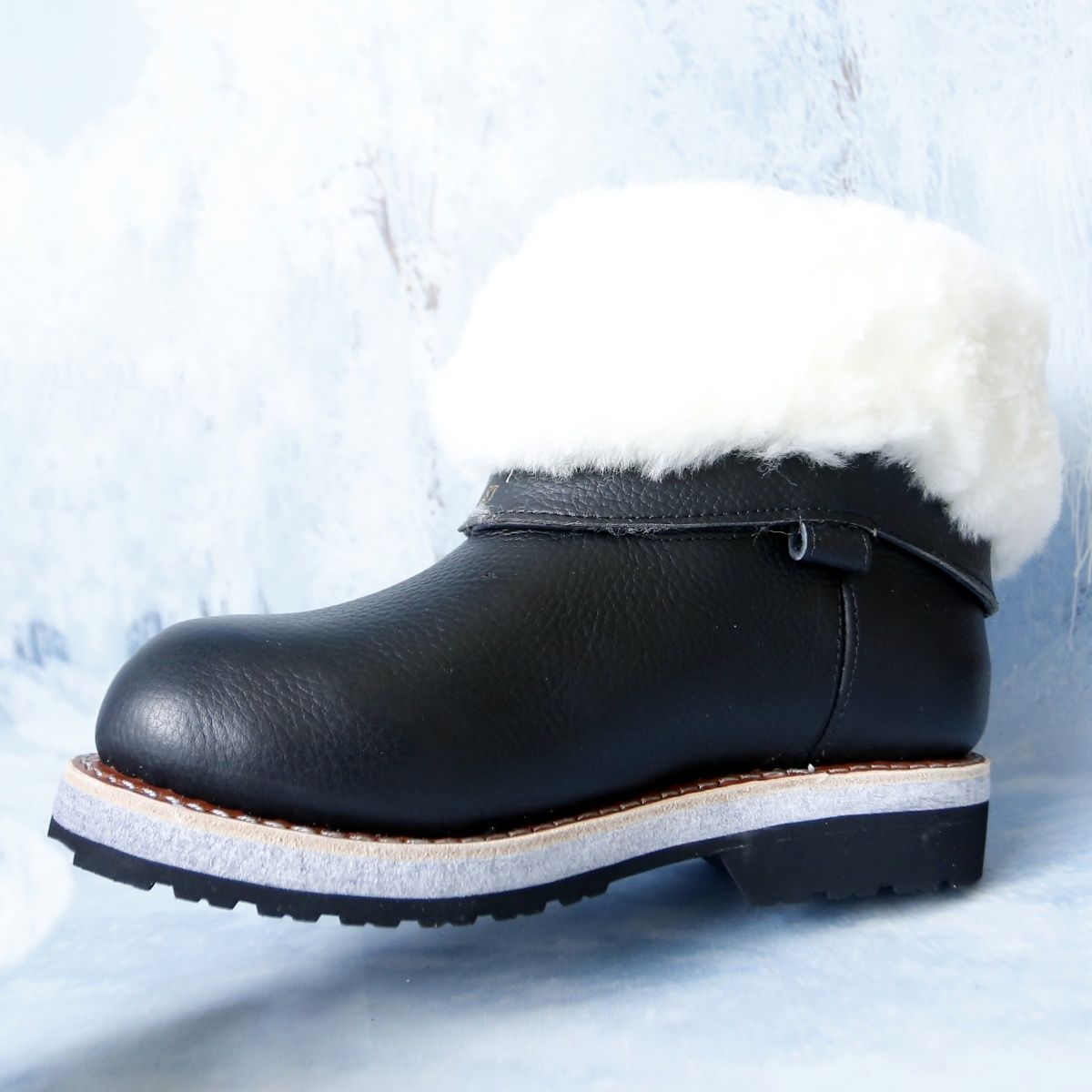 WM-NOMAD 780 Unisex Winter Boots High-cut Full-Grain leather with Sheepskin Lining -40℃