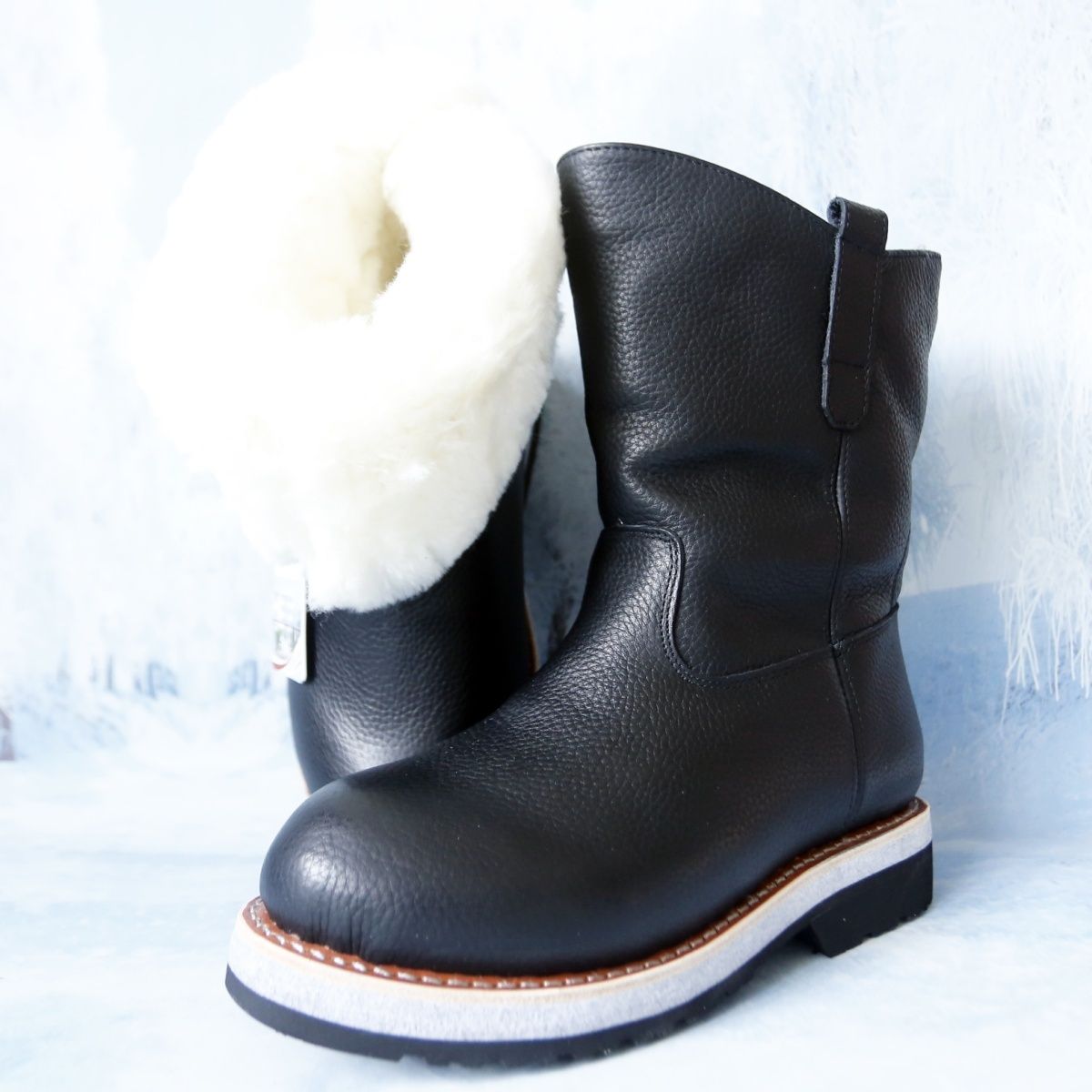 WM-NOMAD 780 Unisex Winter Boots High-cut Full-Grain leather with Sheepskin Lining -40℃