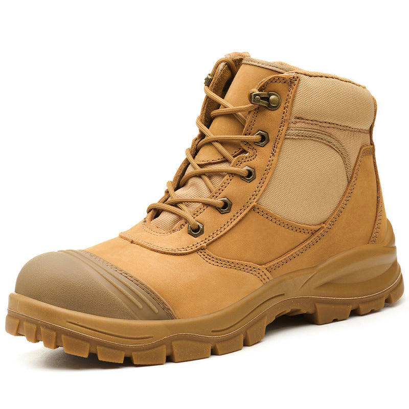 WM-FENRIR 820 MID ST Men's Leather Steel Toe Safety Boots with Kevlar Midsole