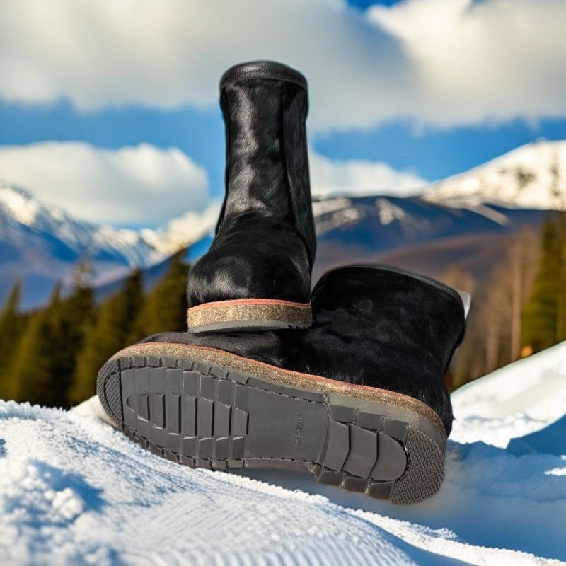 WM-NOMAD 730 Men's HANDMADE Mongolian Horsehide Winter Boots – Extreme Cold Protection