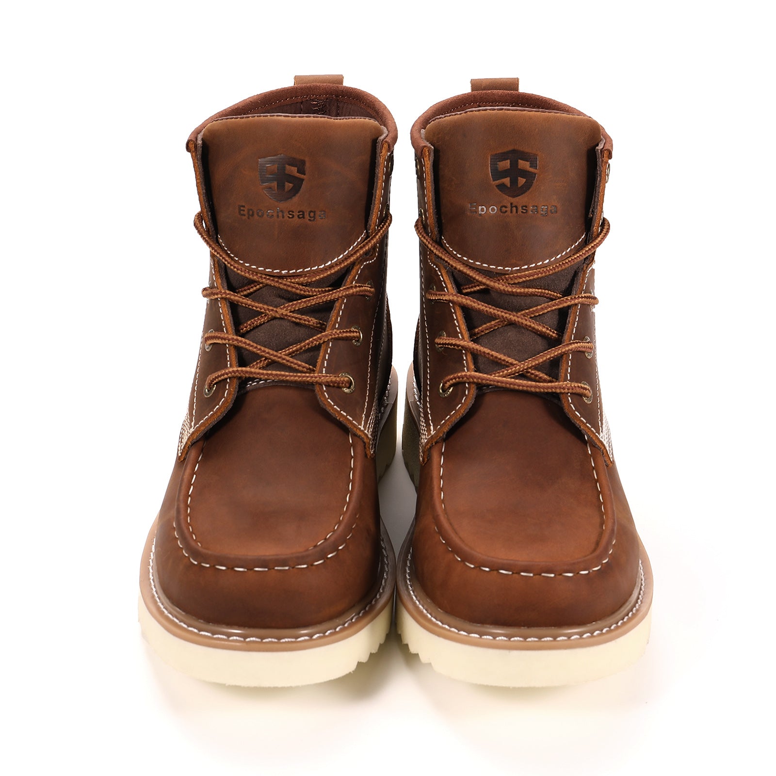 WM-FENRIR 606 Men's High-Top Workwear Boots in Full-Grain Leather