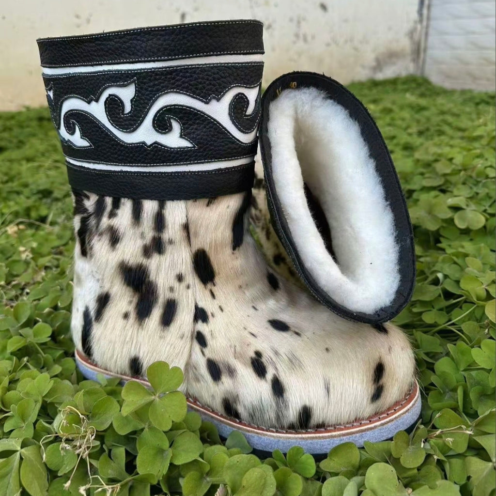 WM-NOMAD 750 Unisex HANDMADE Mongolian Horsehide Winter Boots – Extreme Cold Protection