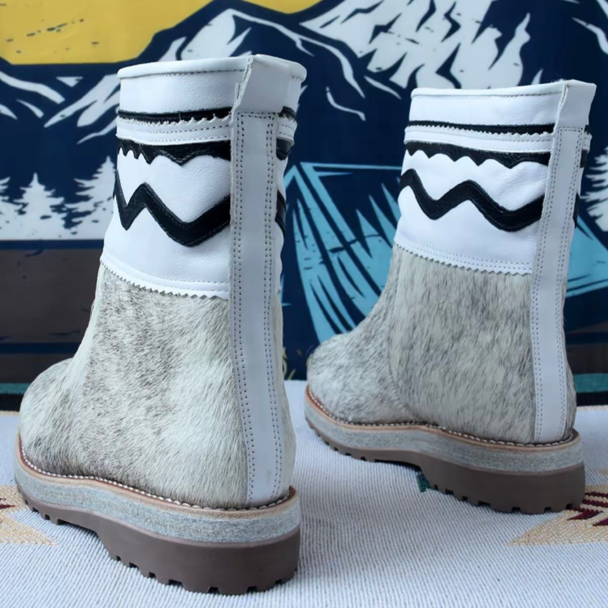 WM-NOMAD 770 Unisex HANDMADE Mongolian Horsehide Winter Boots – Extreme Cold Protection -40℃