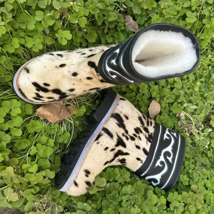 WM-NOMAD 750 Unisex HANDMADE Mongolian Horsehide Winter Boots – Extreme Cold Protection